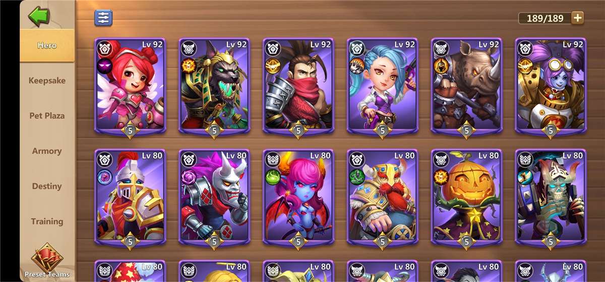 276,342 Might Castle Clash Account 