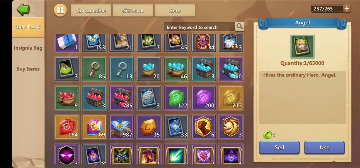 276,342 Might Castle Clash Account 