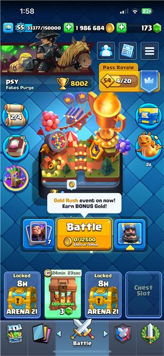 95% maxout troops, Tower level 14