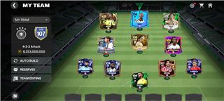 Accounts overall is 107