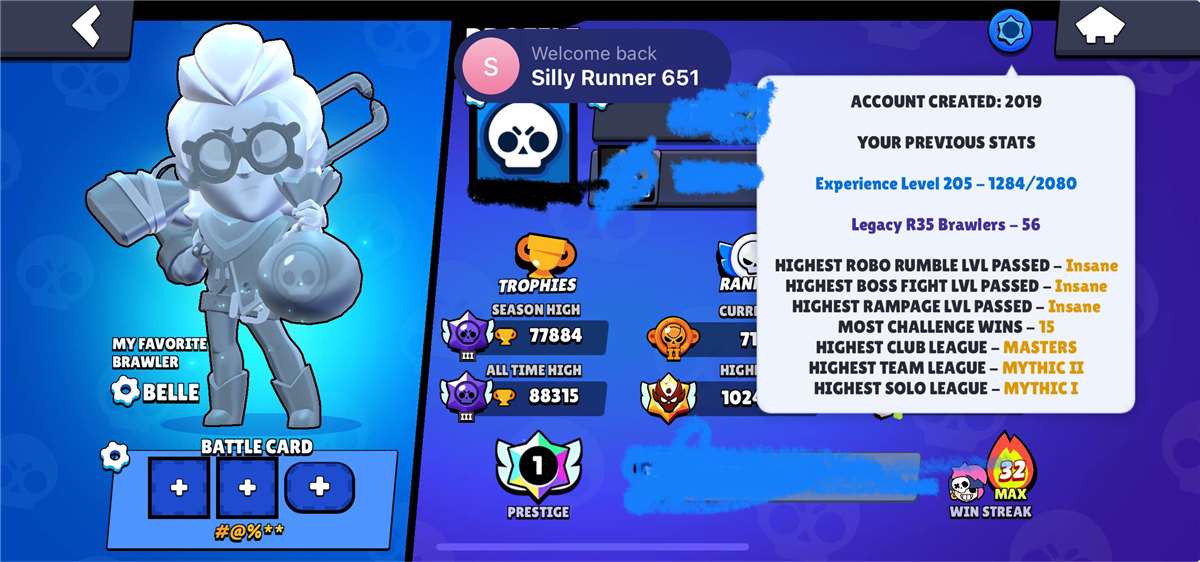 Brawl stars account cheap