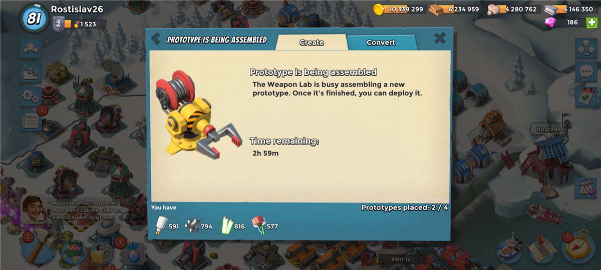 Boom beach account 