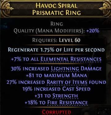 WTS Lvl 93 sorcerer Spark (POE 2)