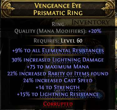 WTS Lvl 93 sorcerer Spark (POE 2)