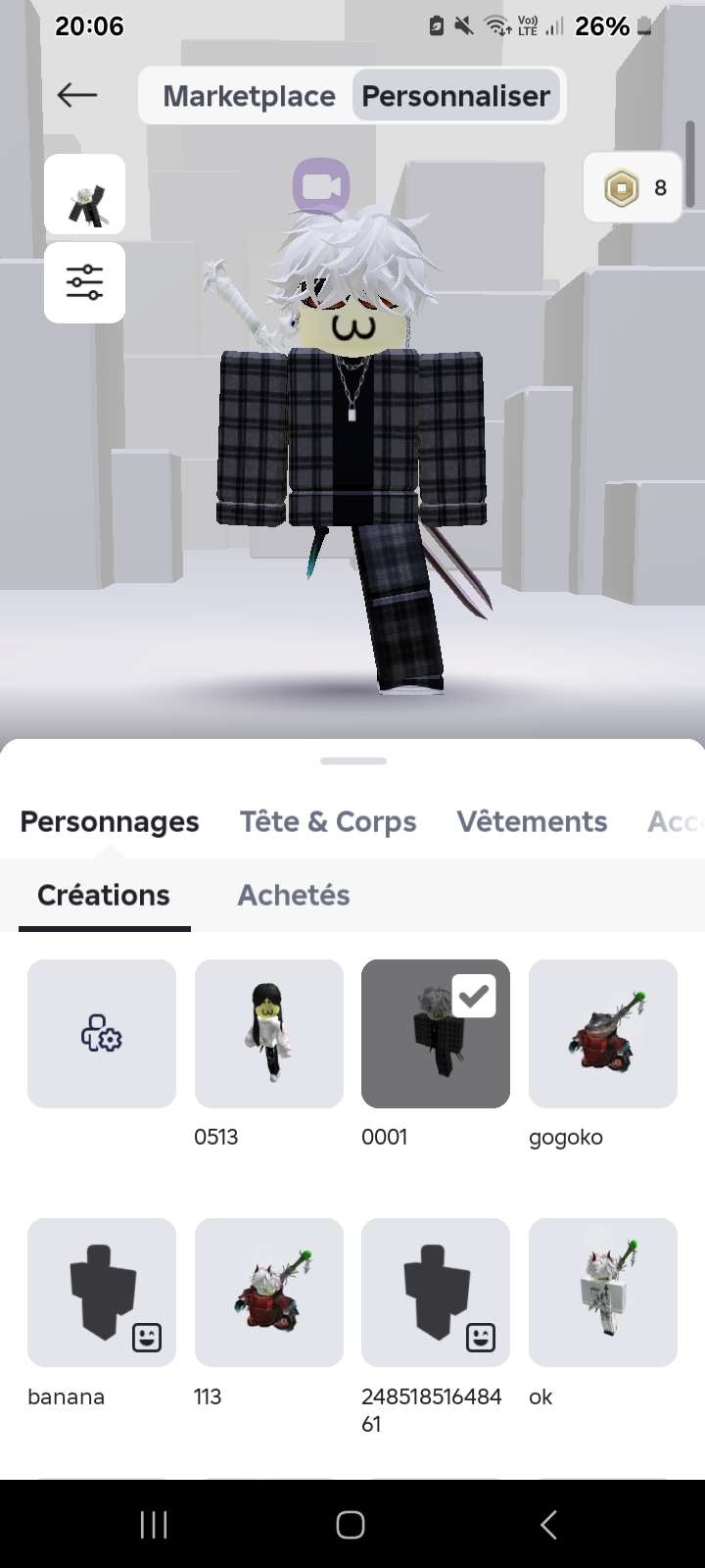 Roblox Account with korblox