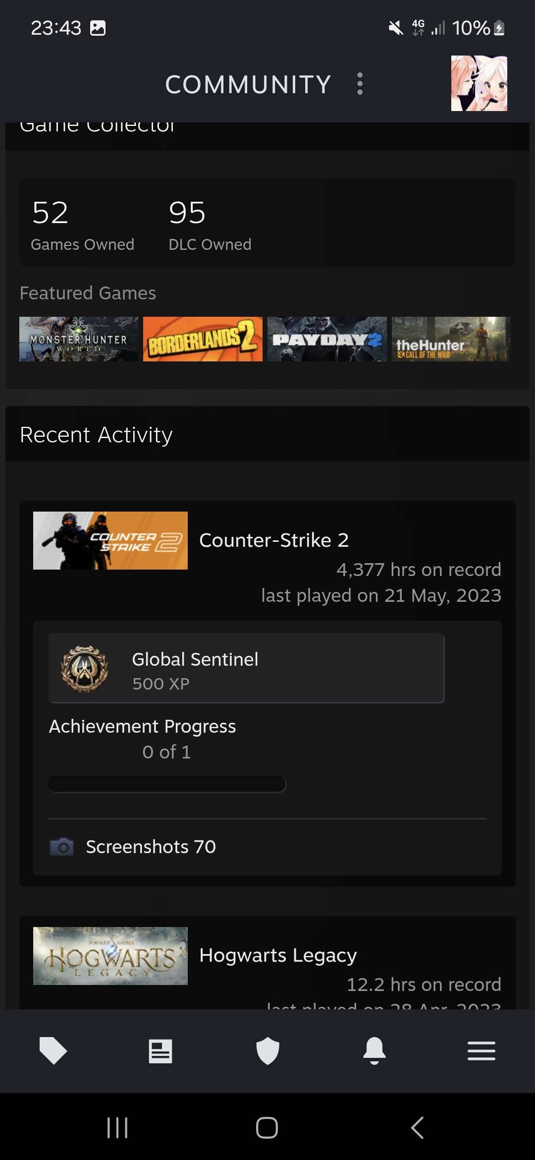 Csgo Steam acc 4300 Hrs and other games 