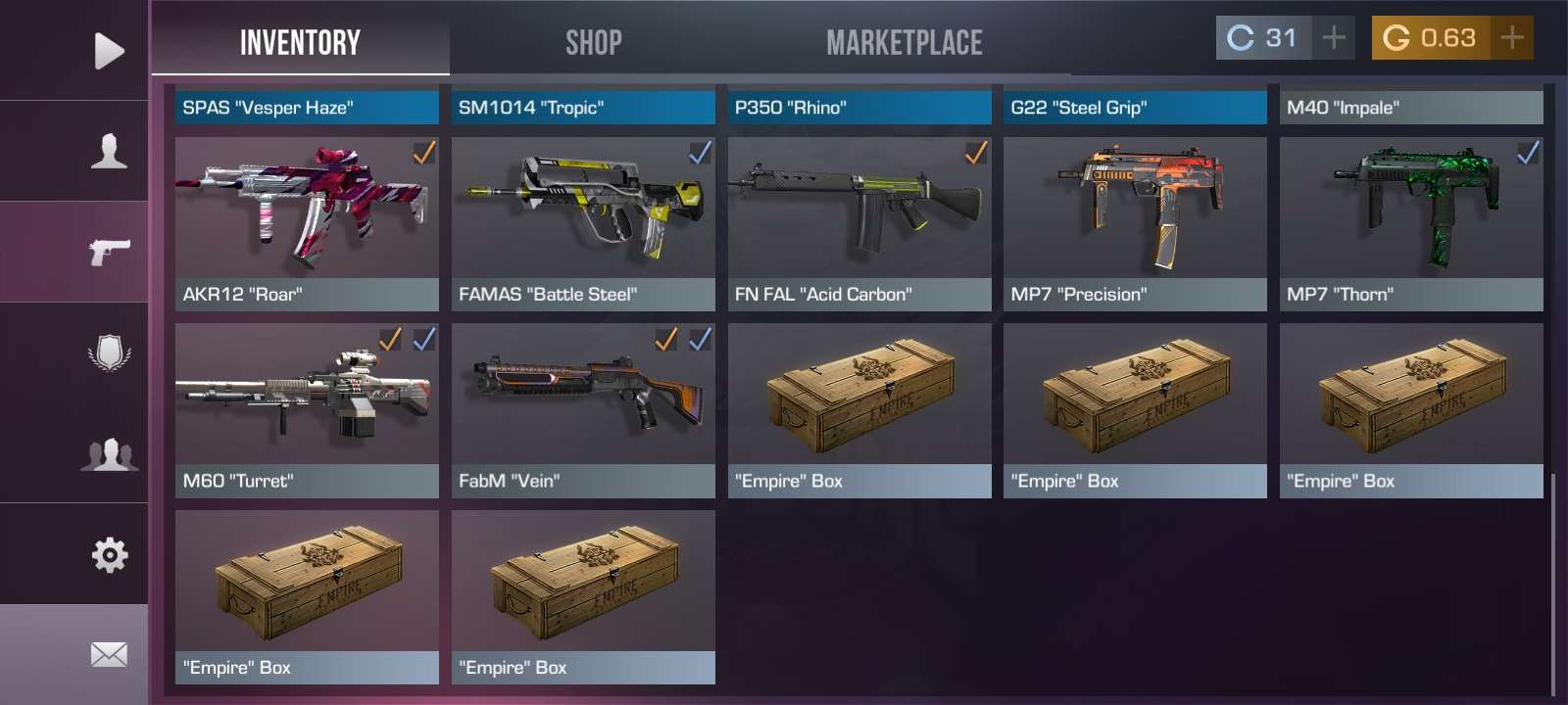 Sell Account