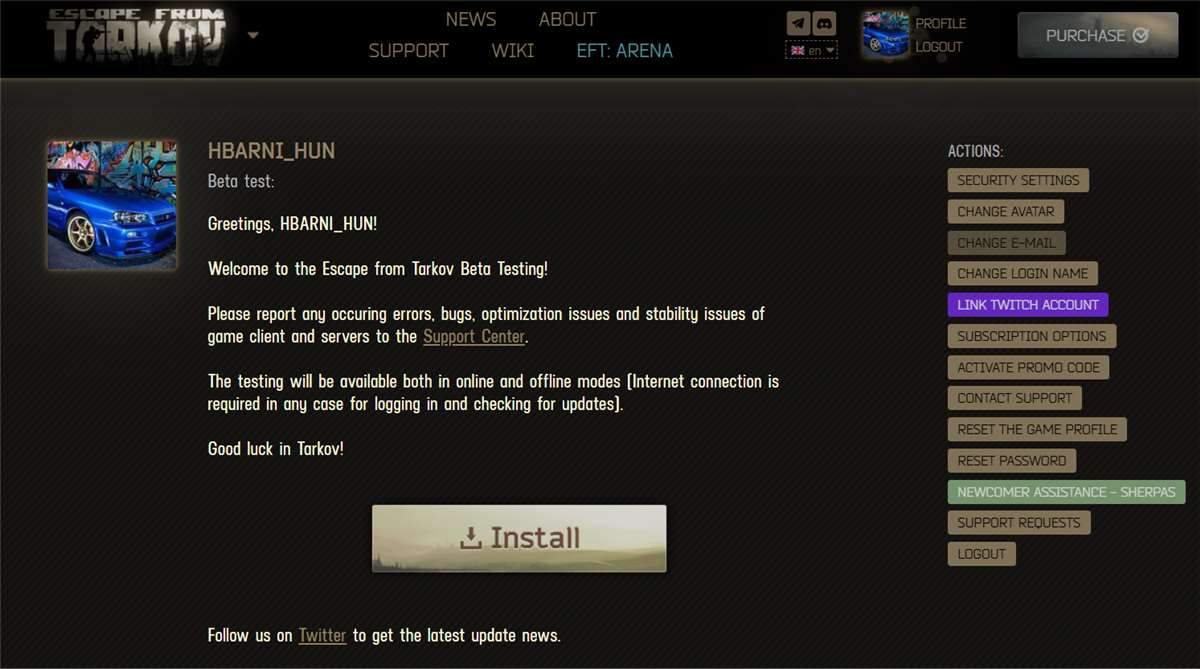 my old EFT Account