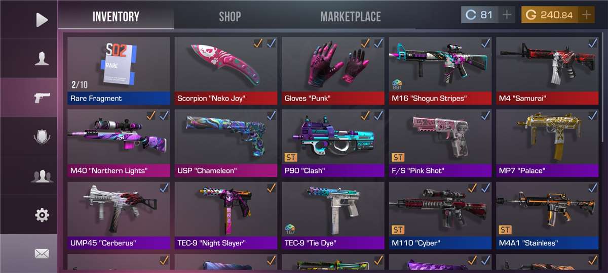Selling account 
