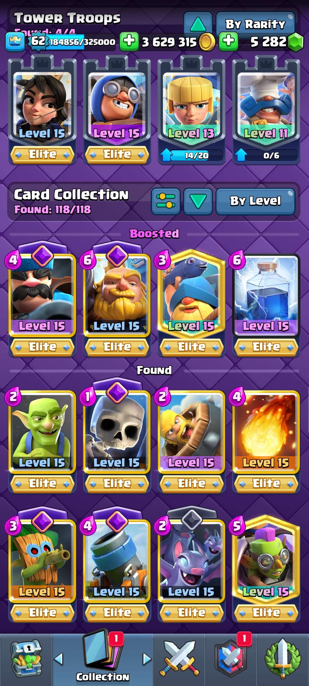 Very good clash royale account 