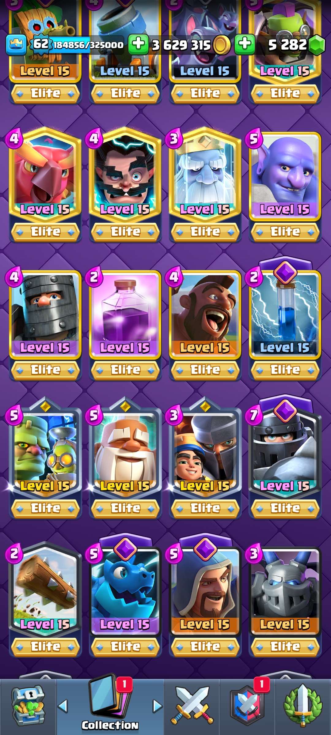 Very good clash royale account 