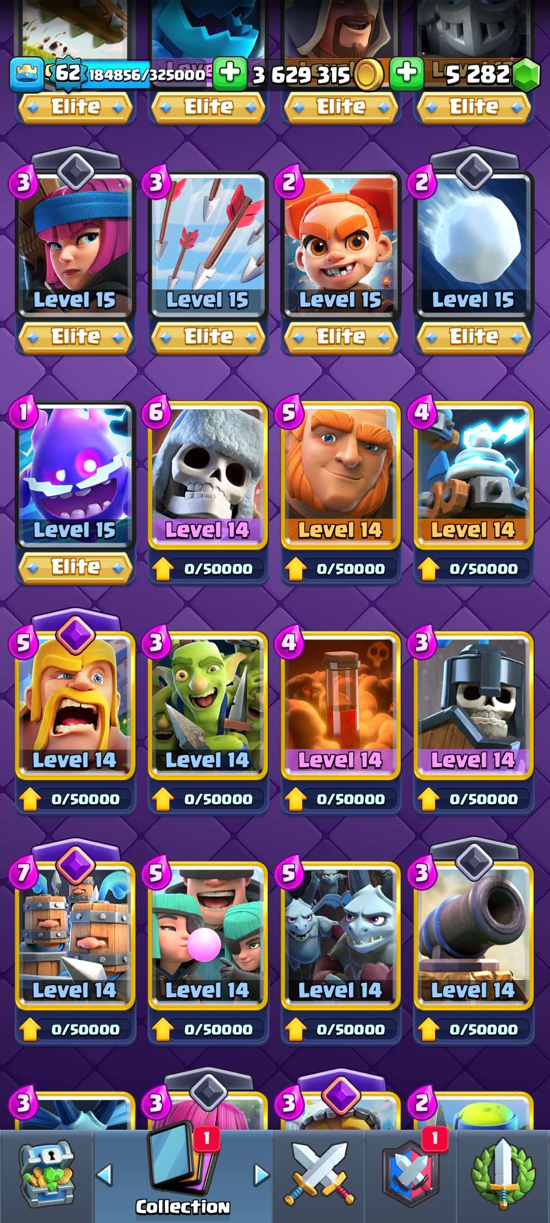 Very good clash royale account 