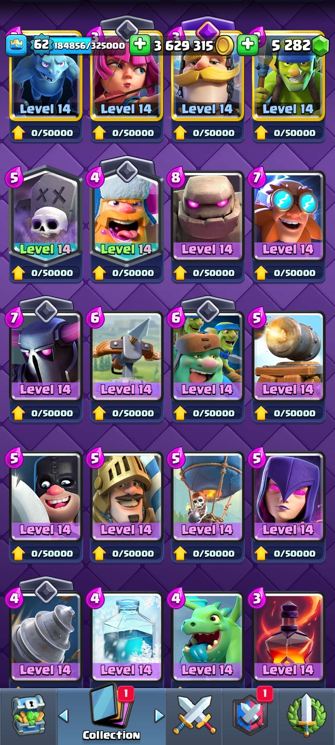 Very good clash royale account 
