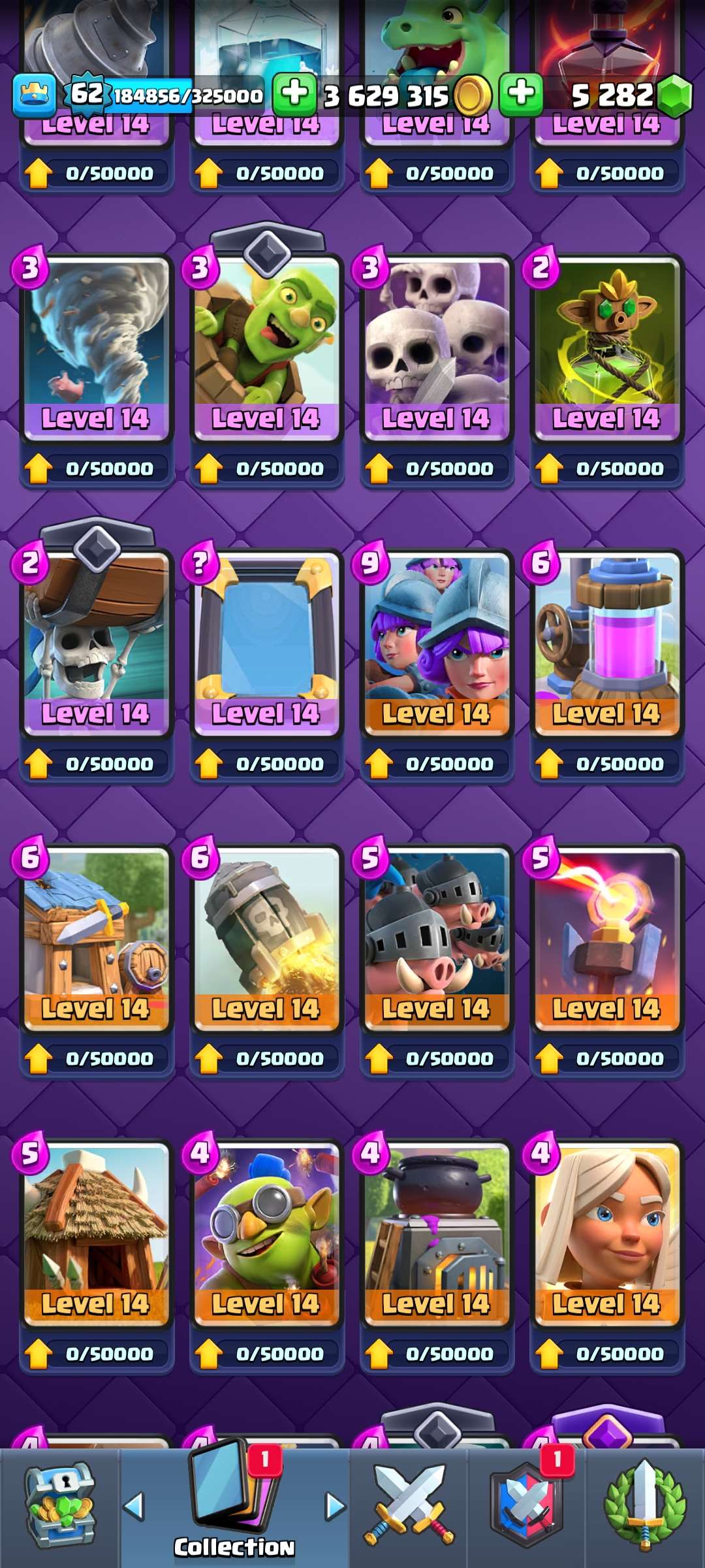 Very good clash royale account 