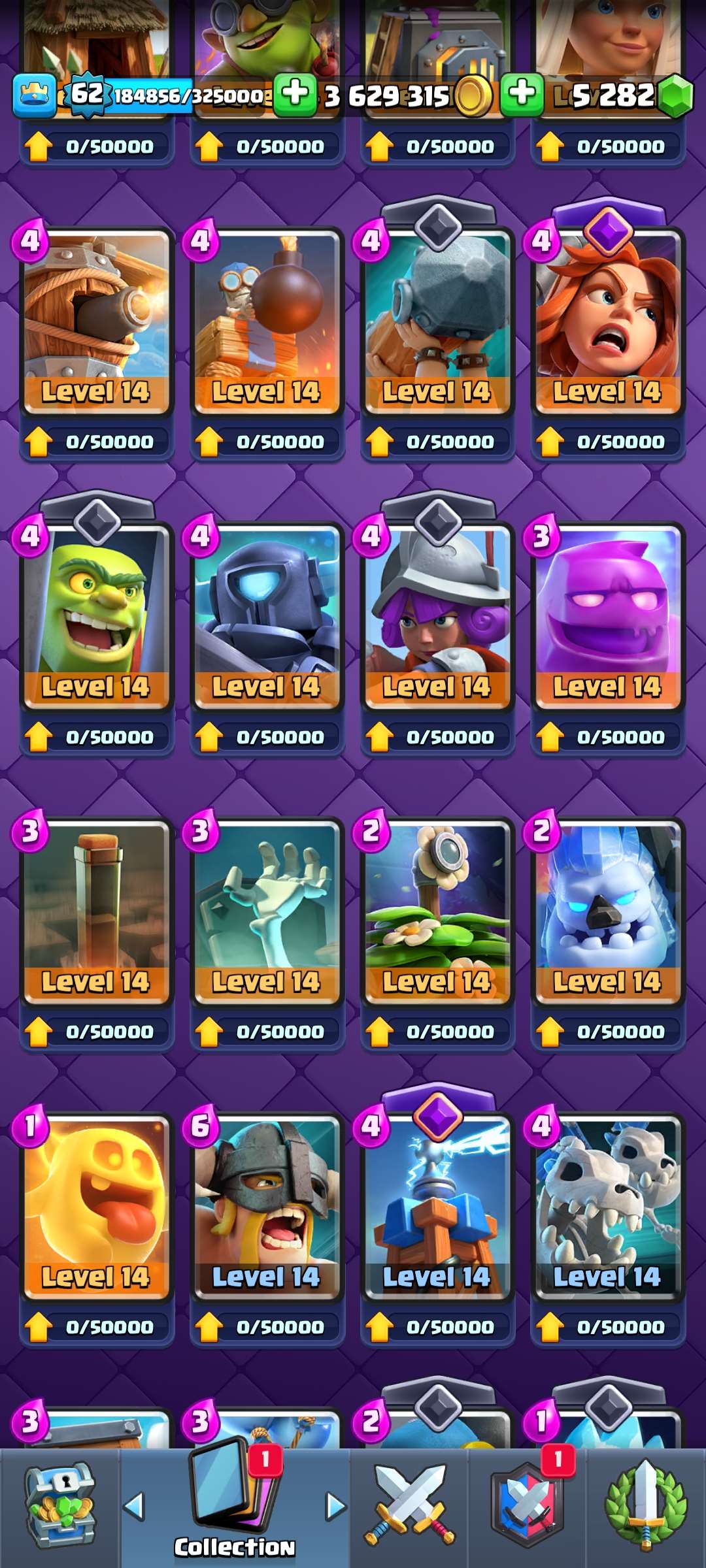 Very good clash royale account 