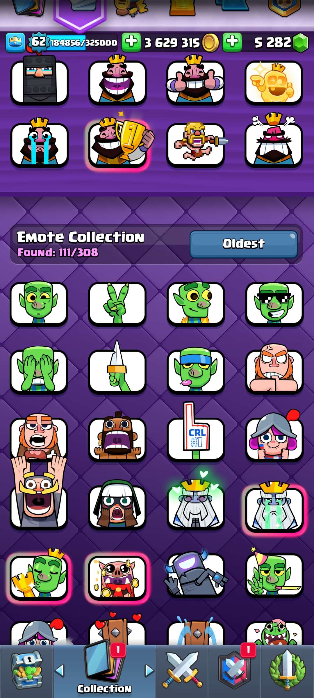 Very good clash royale account 