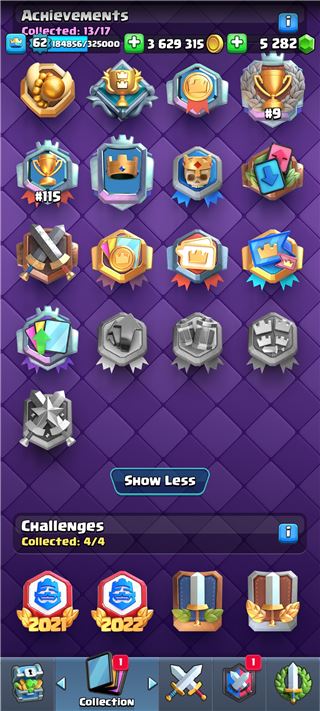 Very good clash royale account 