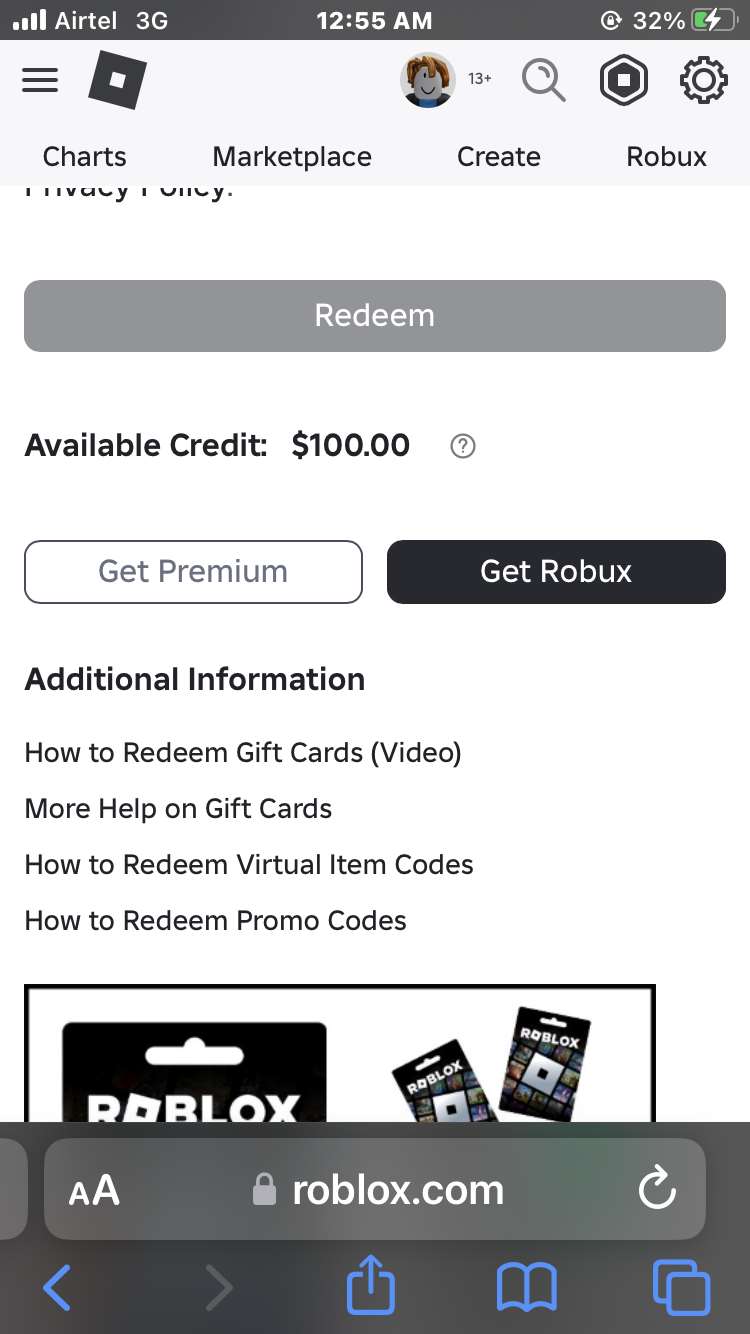 New Roblox account 
