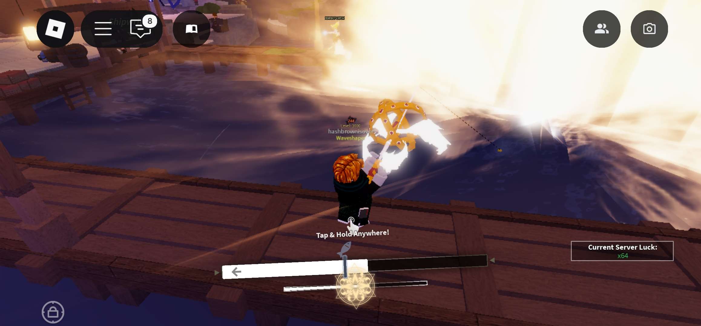 Lvl 1,000 Account Fisch Roblox