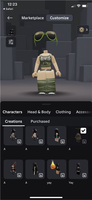 Roblox Account with headless & VC
