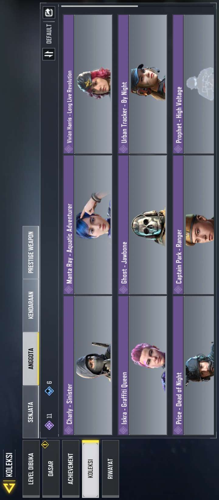 Jual akun 50k dapet ghost jawbone