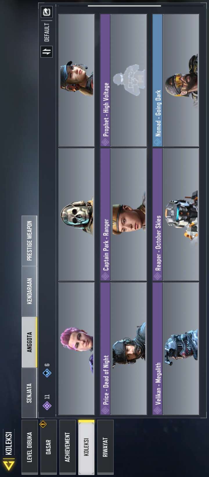 Jual akun 50k dapet ghost jawbone