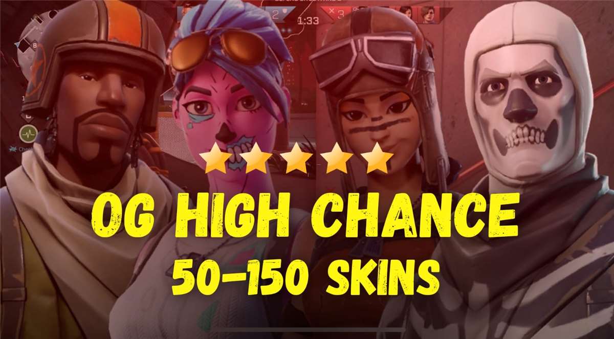 +50 Skins , With RARE or SUPER RARE OG