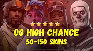 +50 Skins , With RARE or SUPER RARE OG