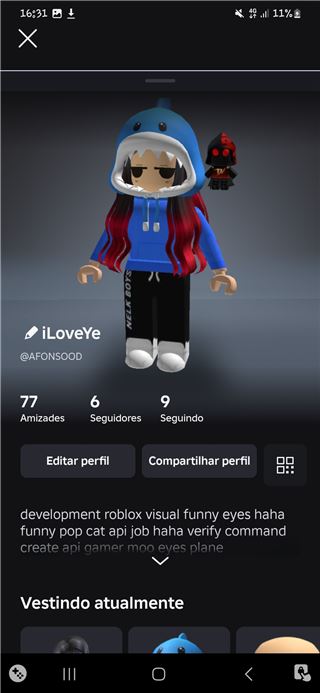 Roblox account