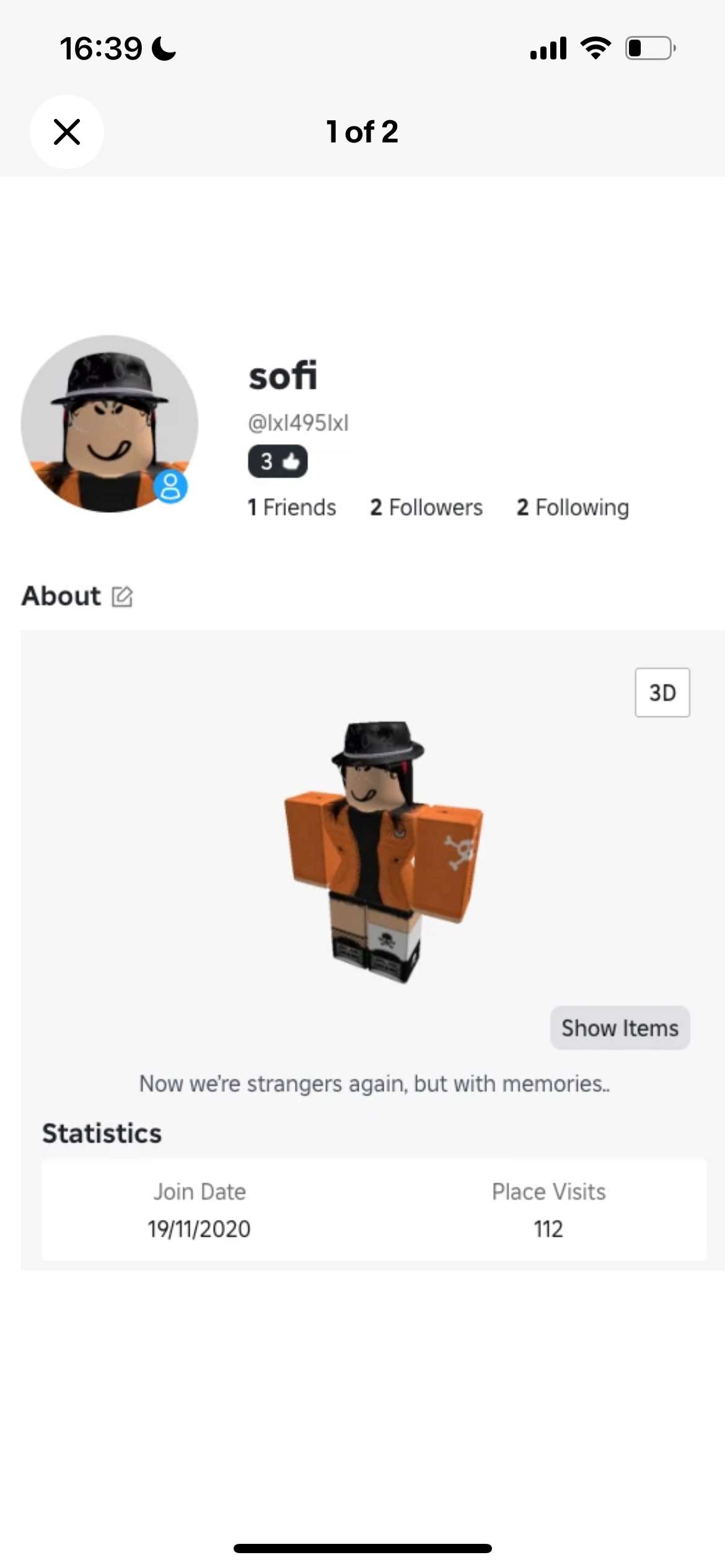 Roblox account DESC!