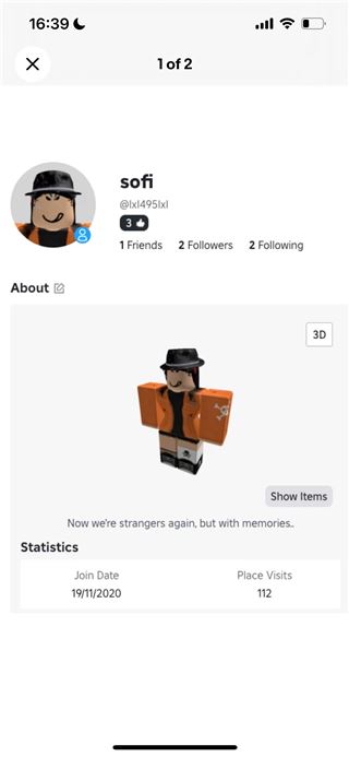 Roblox account DESC!
