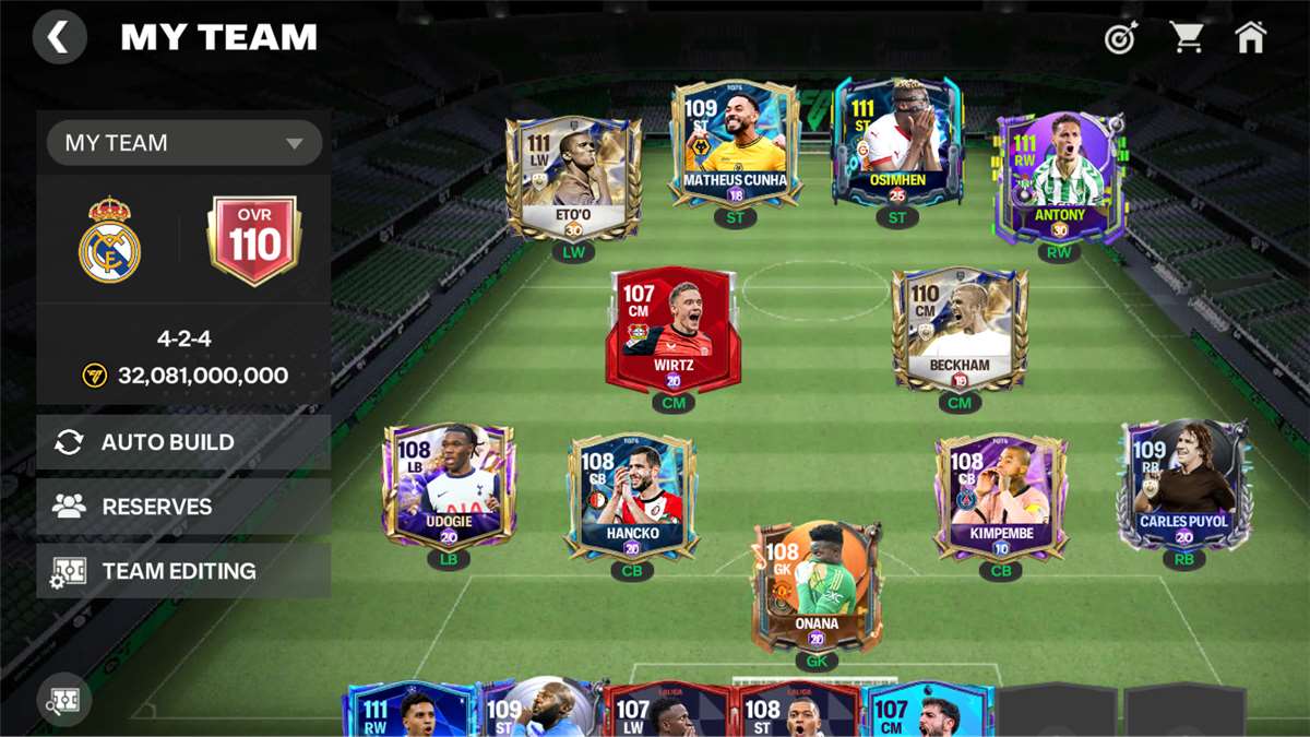 Fifa mobile 110 ove beast team 