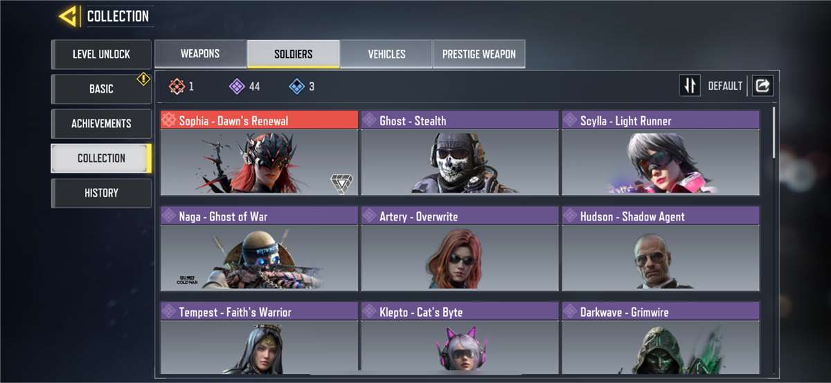LVL 58 Low CP Draws Global Region