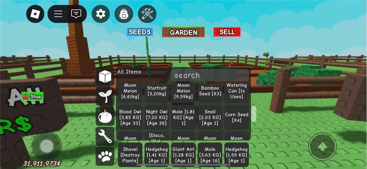 vb legends / grow a garden