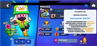 Brawl stars account, 2018, 80 brawlers, 48k, 140skins, 
