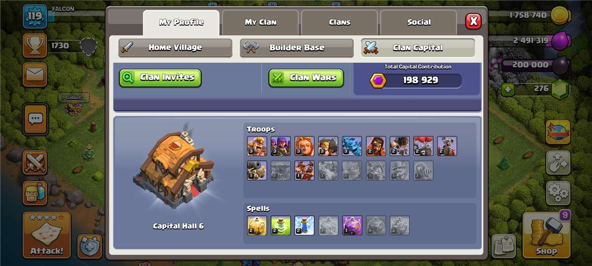 Th 11 coc account 