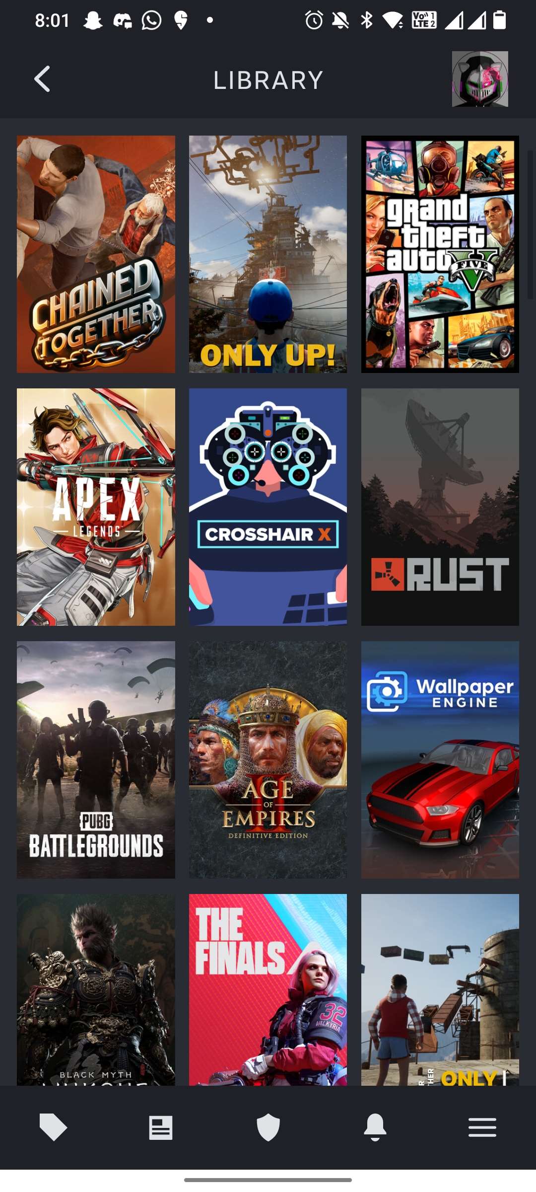 Steam account with 44 games worth 1000$