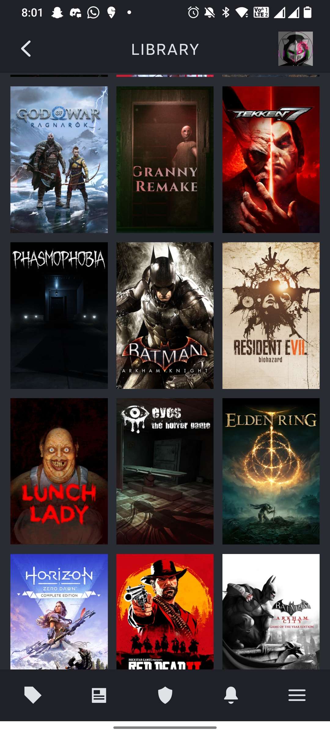 Steam account with 44 games worth 1000$