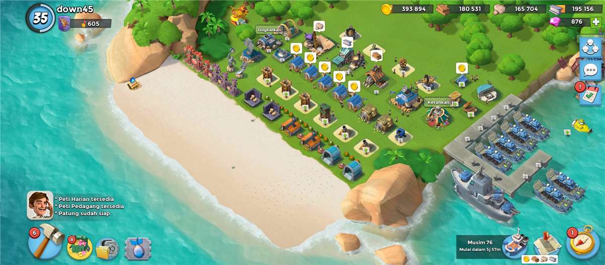 Jual akun boombeach