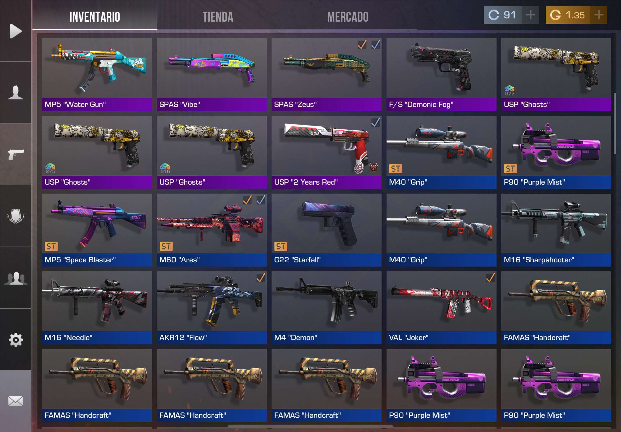Insane Standoff 2 Account – 1500h | 35K gold