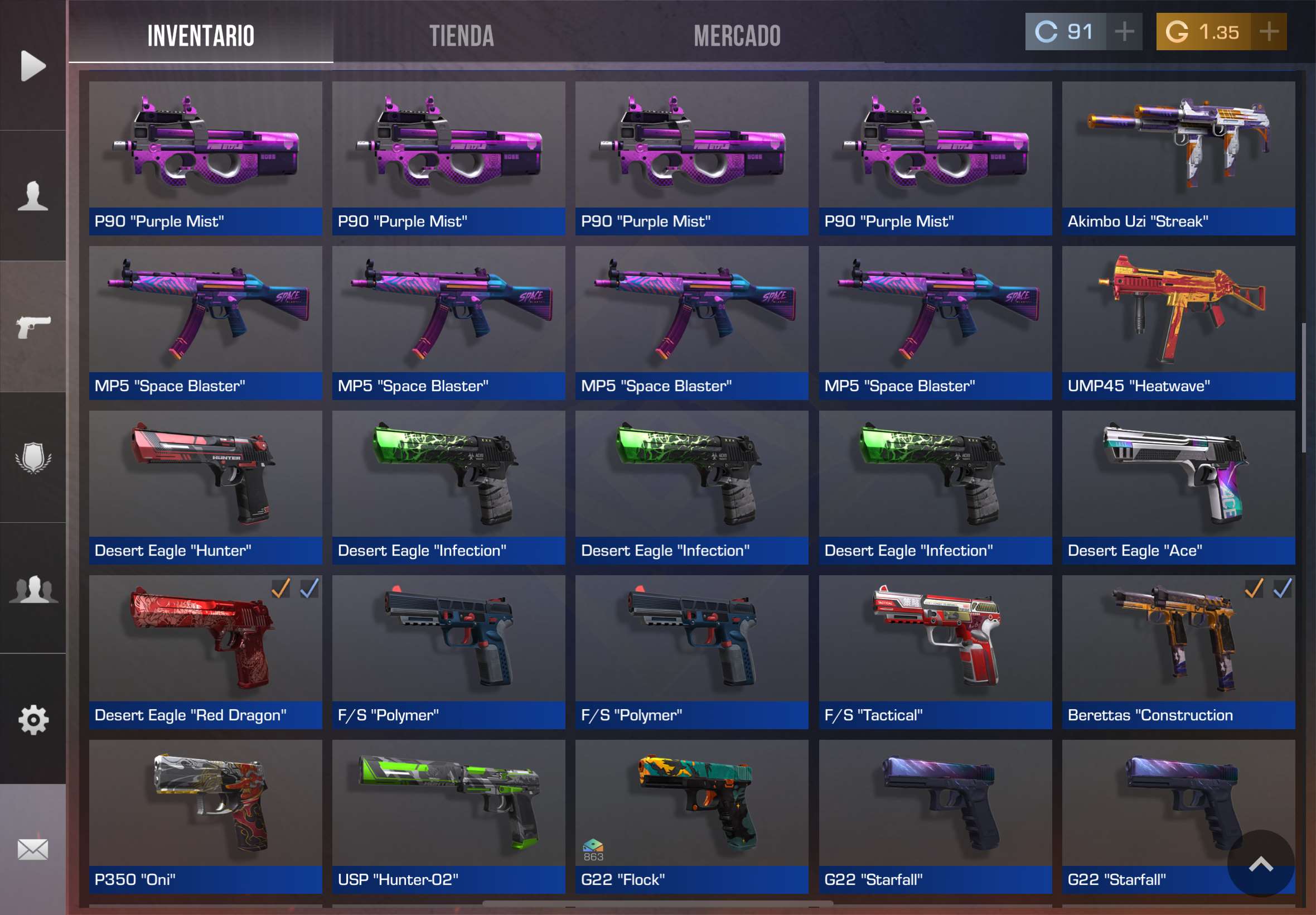 Insane Standoff 2 Account – 1500h | 35K gold