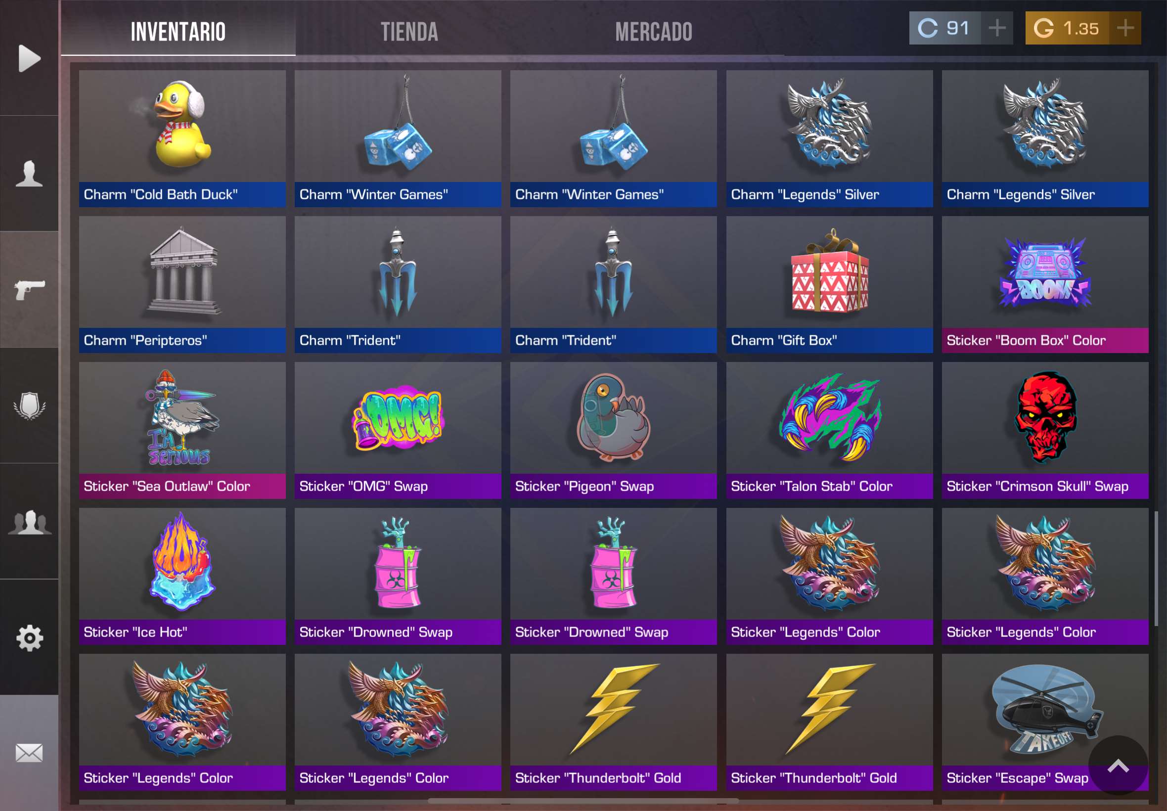 Insane Standoff 2 Account – 1500h | 35K gold
