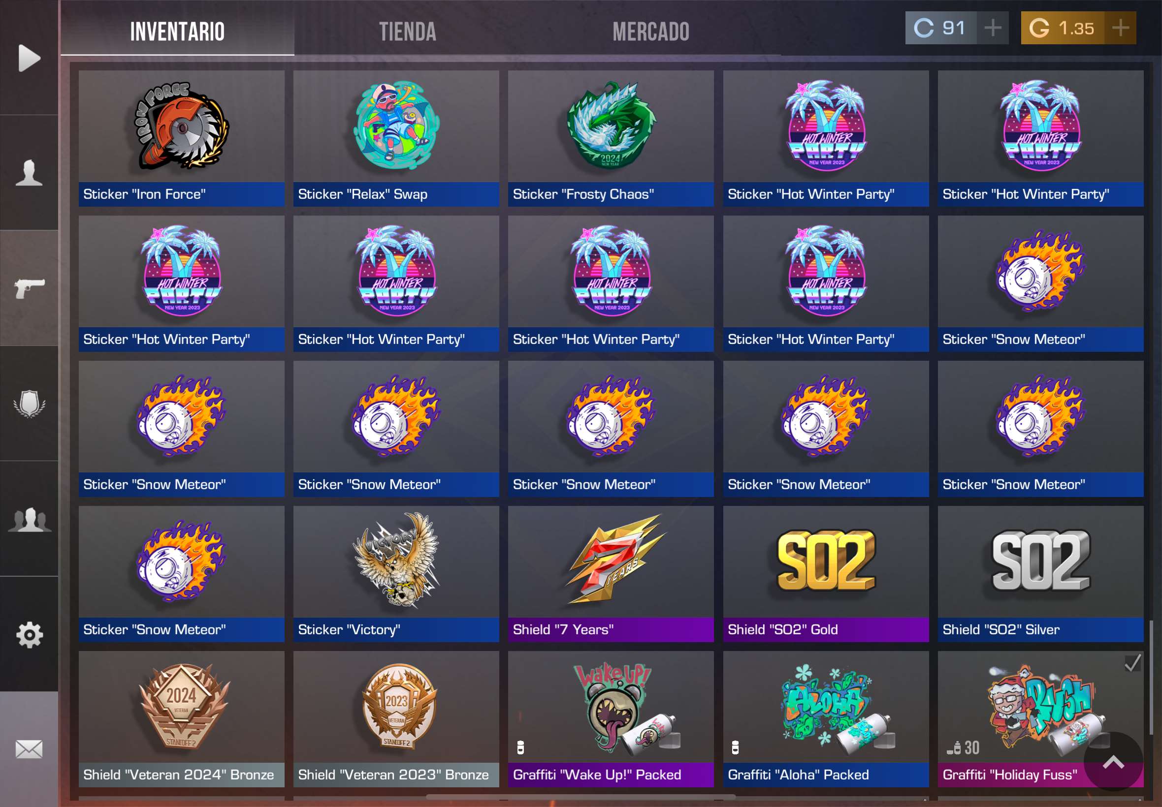 Insane Standoff 2 Account – 1500h | 35K gold