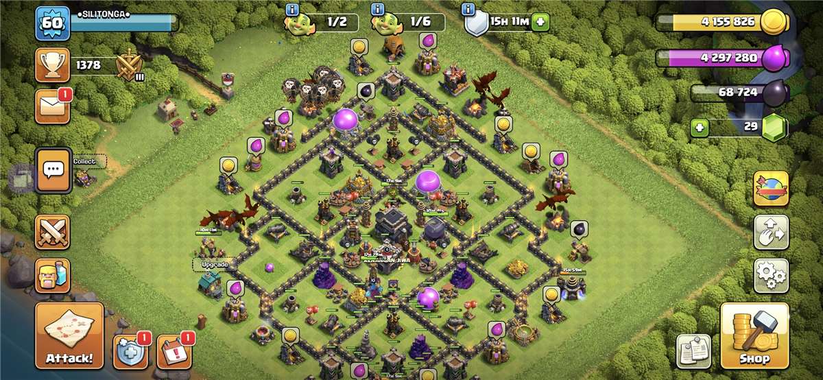Jual akun CoC