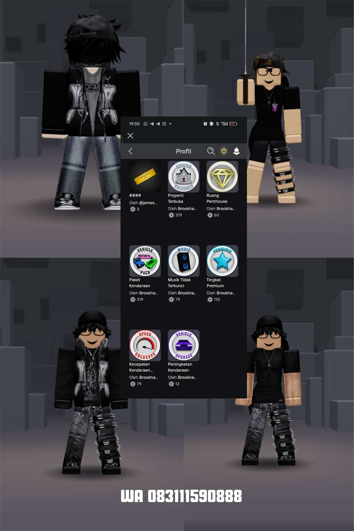 AKUN ROBLOX 2009 GG