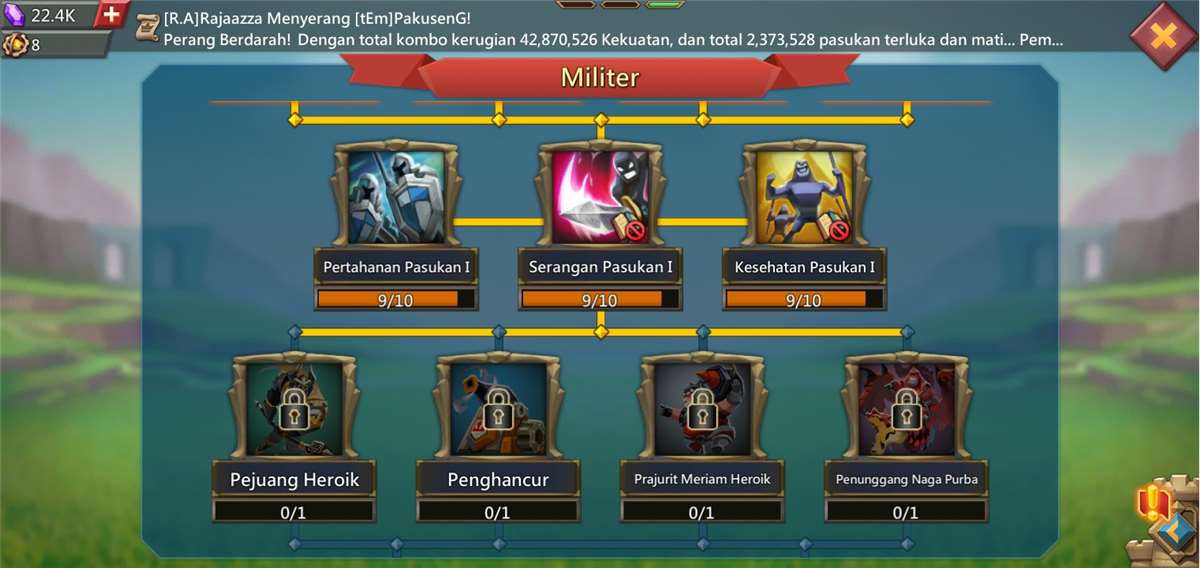 Jual akun lord mobile 