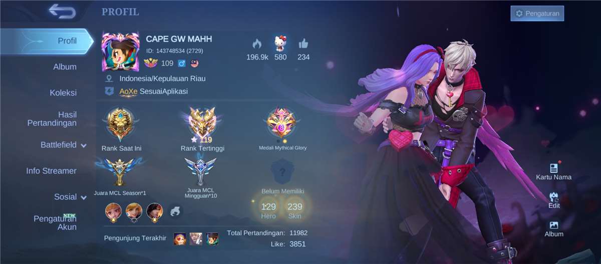 jual akun ex imo