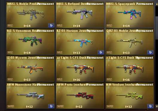 53 VIP M4A1-S-ANGEL+ BARET-ANGEL + BARET-DEMO