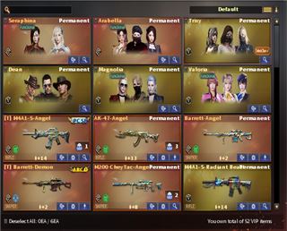 53 VIP M4A1-S-ANGEL+ BARET-ANGEL + BARET-DEMO