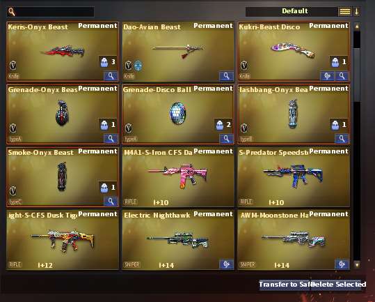 Account 19 VIP BARRETT-DEMON + kar 98k + m200
